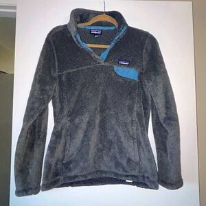 Women’s Patagonia Re-Tool Half Snap Pullover - Gray Size Medium